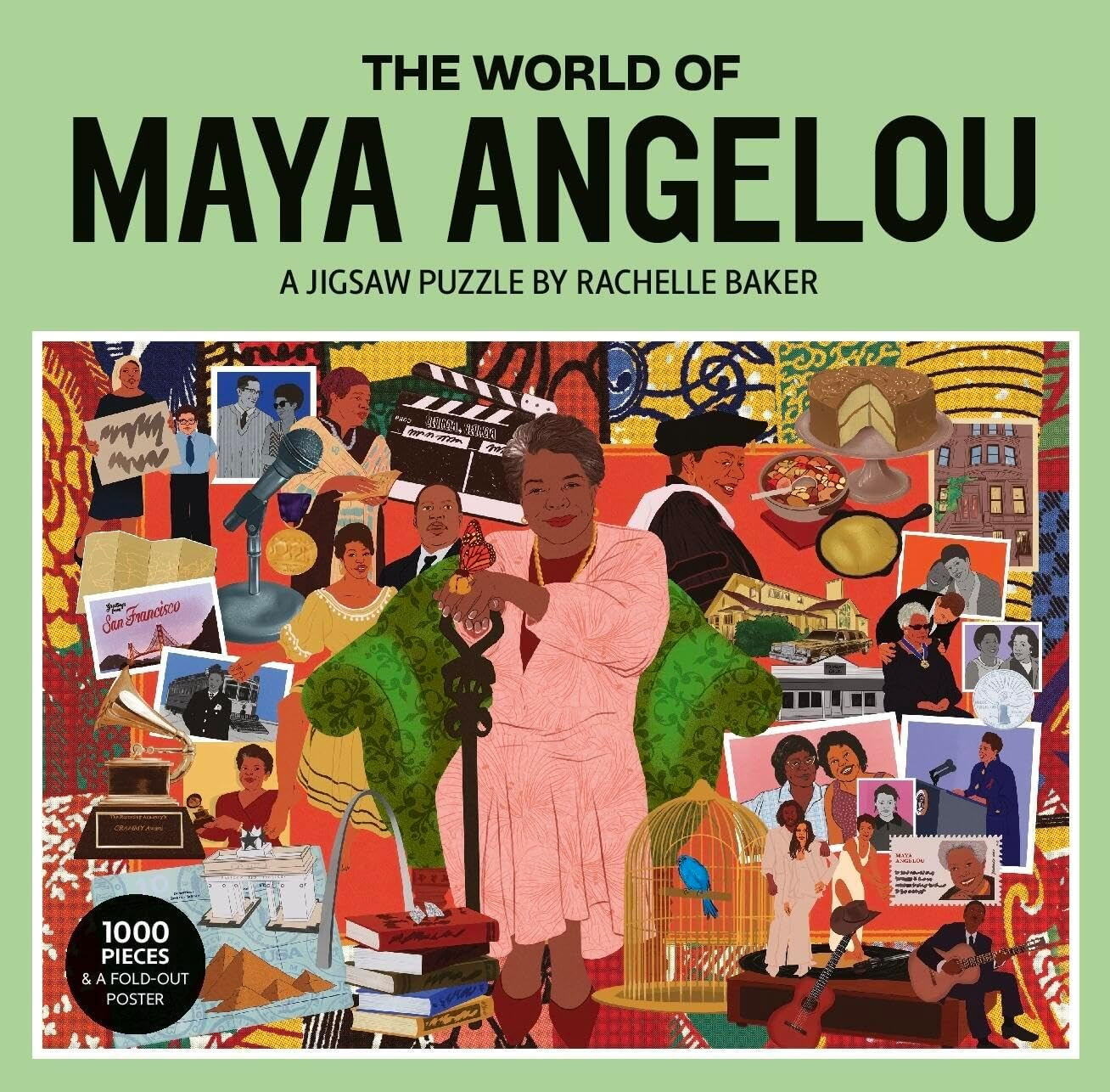 The World of Maya Angelou 1000 Piece Puzzle