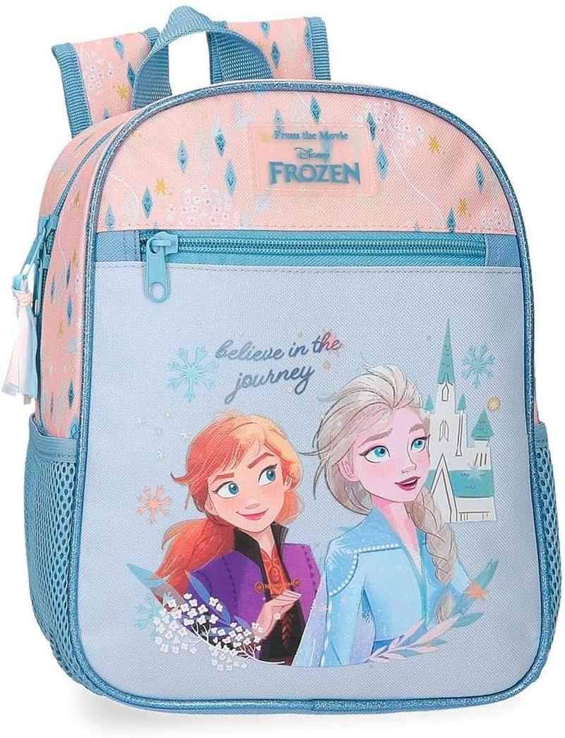 Joumma Bags, Disney Frozen Believe in the Journey, Kinderrucksack, Schulrucksack, Aus Polyester, Breite Und Verstellbare Riemen, Mehrere Taschen Und F&auml;cher. image number 2