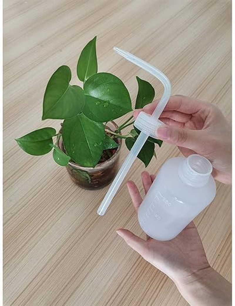 Wash Bottle 14Pcs 250Ml/8Oz Safety Bottles Watering Tools, Economy Plastic Squeeze with Narrow Mouth Scale Labels for Medical Succulent Cleaning Washing image number 3