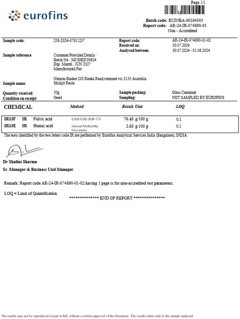 Nature'S Basket Shilajit Resin with Measuring Spoon Included - (25 Grams) image number 2