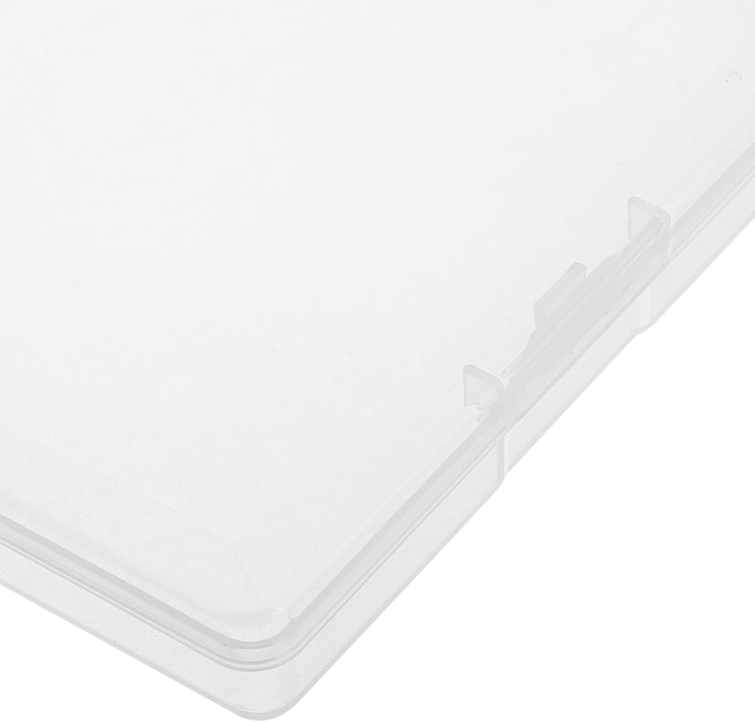 2Pcs Document Organizer Box Birth Certificate Storage File Case Portable Lid Storage Box image number 2