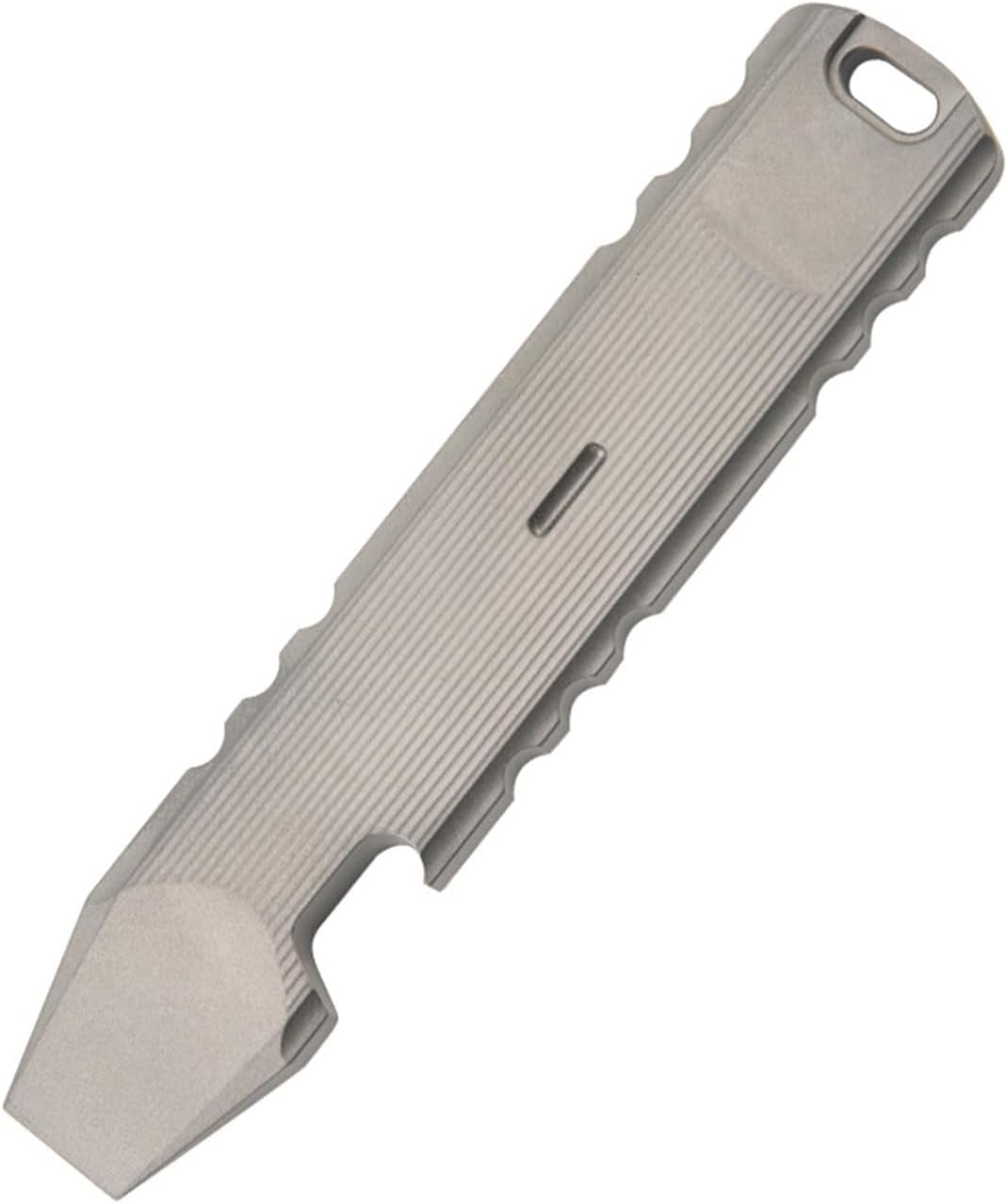 Hamans Titanium EDC Pry Bar Mini Multi Tool Bottle Opener Crowbar with Hole Multifunctional Portable EDC Tool image number 4