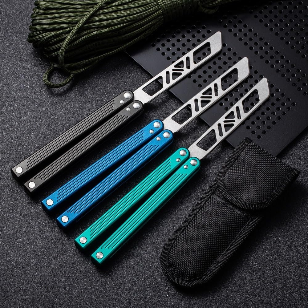 KEEDAS Integrated Forging Bushing System, Aluminum Integral Channel Handle, Excellent Grip, Pretty Solid, Best Balance and Inertia, Great for Beginners (Blue) - Black image number 2