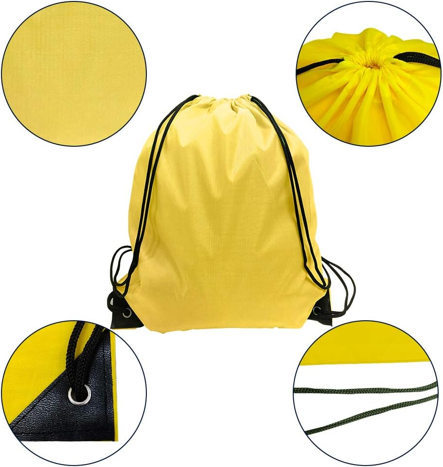 Drawstring Bags Bulk Gym Drawstring Backpack String Bag Cinch Drawstring Backpacks 16 Colors image number 4