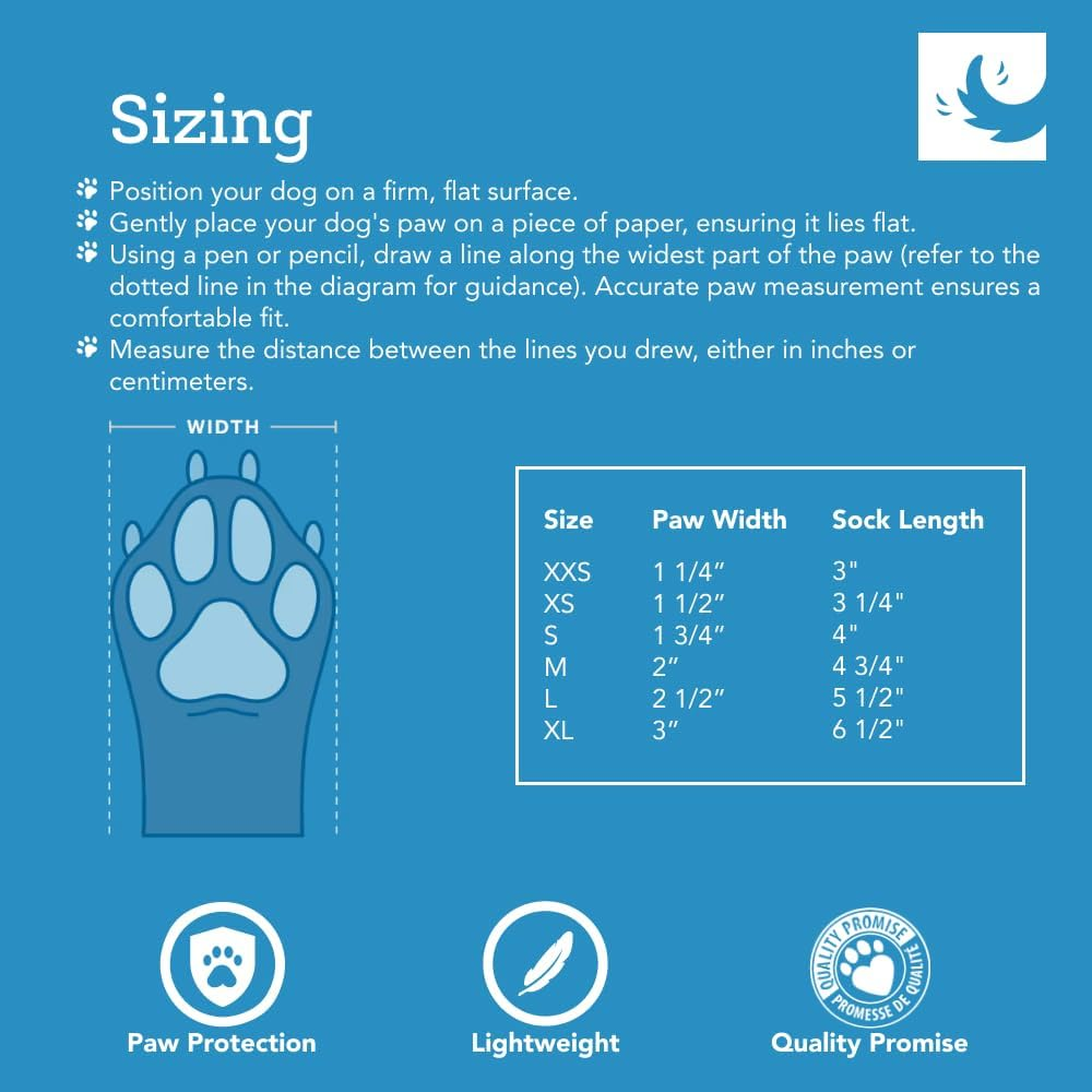 RC Pet Products Sporty Pawks Anti-Slip, Stylish, Functional, Protective Dog Socks | X-Small, Electric Blue/Cyan image number 6