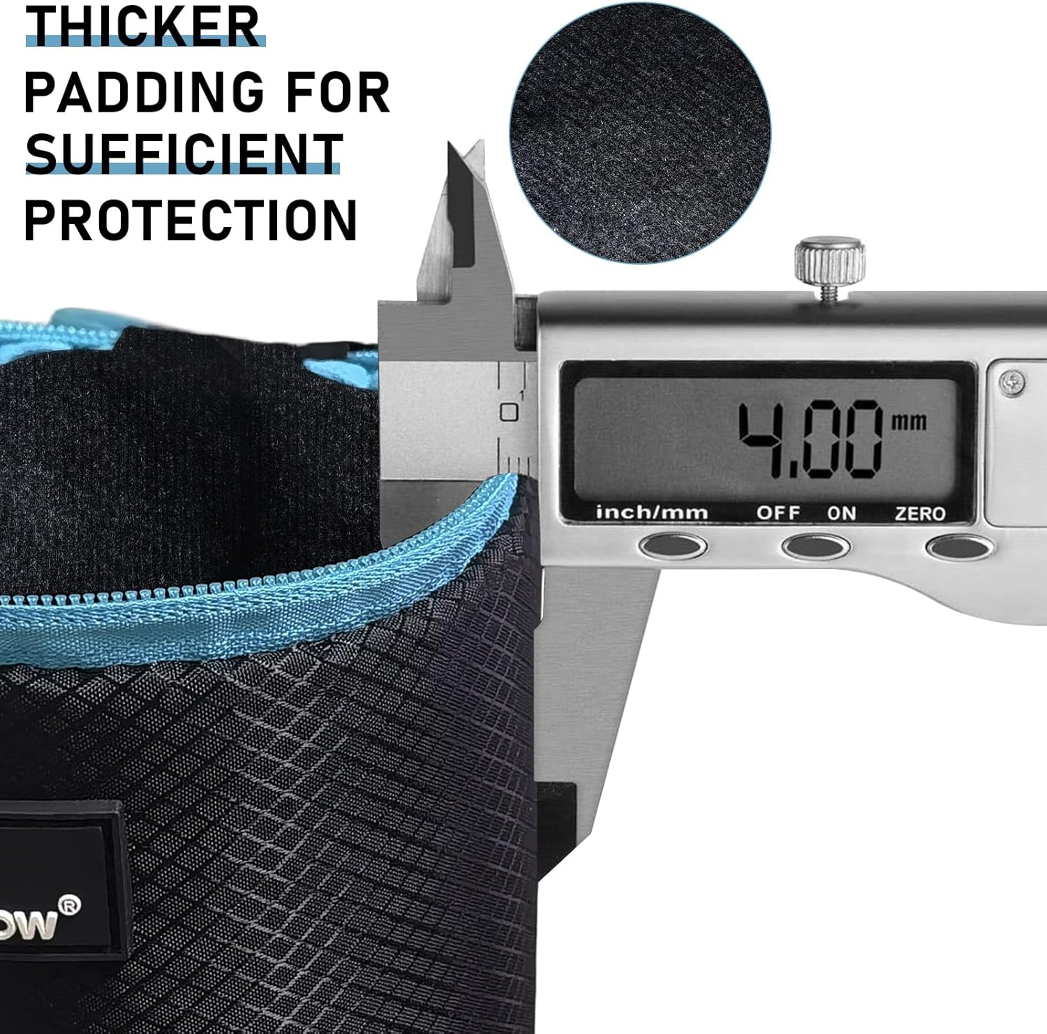 Lightdow Lens Pouches (Set of 4) S M L XL Lens Case 5Mm Thick Soft Waterproof and Shockproof Portable Protective Lens Case for Canon Nikon Sony Olympus Camera DSLR Lens Mirrorless Camera Lens Bag image number 4