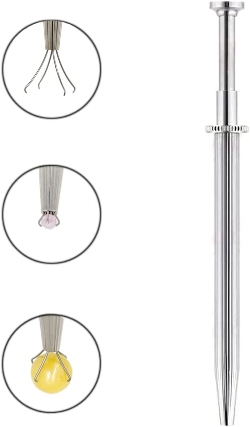 Sprinkle Pen, Pearl Grabber, Sugar Bead Pick-Up Tool, Dragee Holder with 4-Prong, Edible Candy Catcher with 4 Claw for Cake, Cupcake, Ice Cream Baking Decoration, HIFUNBK image number 4