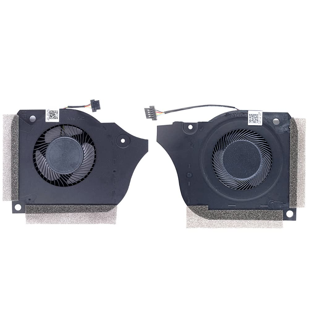 New Replacement Cooling Fans for Dell G7-7590 G7-7790 G5 5590 G7 7590 7790 P82F G5-5590 Laptop Fan DC 12V 1A FM0C DFSCK221051821 FM0B DFSCK221151811 (4-Pin 4-Wire),(Not Fit for G5-5590 5V 0.5A Fan) image number 5