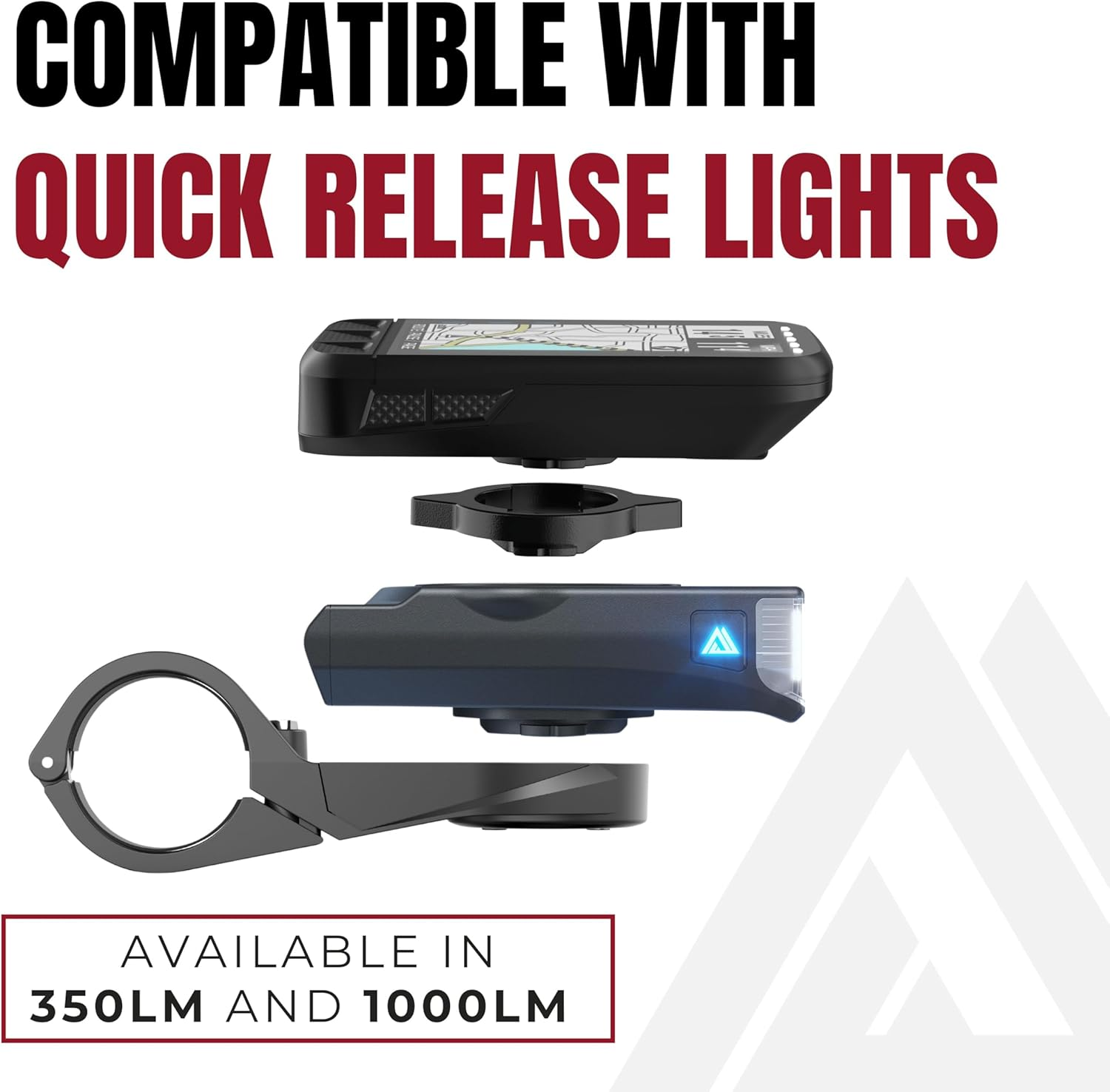 KOM Cycling Wahoo Elemnt & Elemnt Bolt Out Front Handlebar Mount from Bike Mount Designed for Wahoo Elemnt & Elemnt Bolt, & Elemnt Mini image number 5