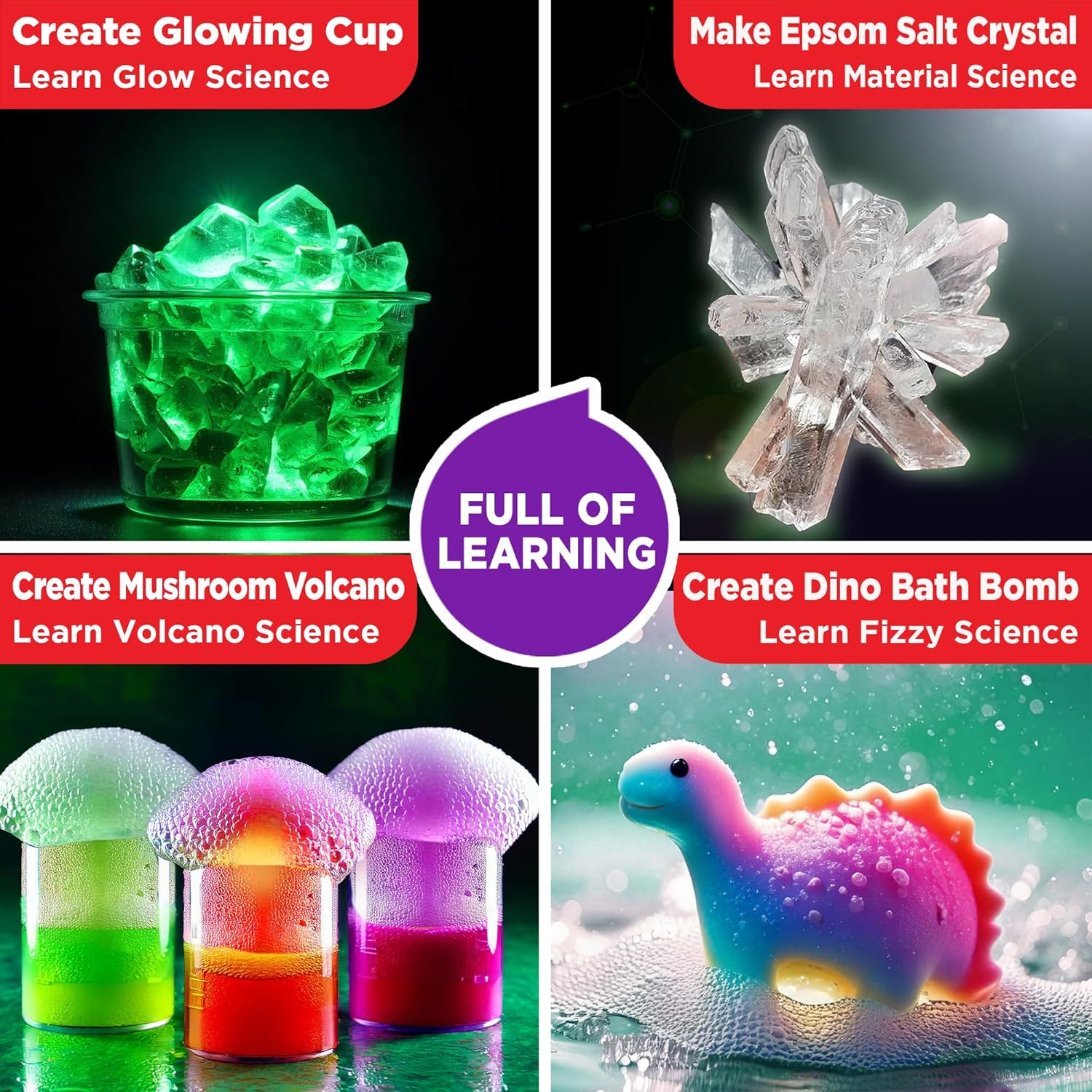 Doctor Jupiter Super Science Kit for Kids Ages 6-8-10-12-14| Easter, Birthday Gift Ideas for 6, 7,8,9,10,11,12,13,14 Year Old Boys & Girls| STEM Learning & Educational Toys with 100+ Experiments image number 3