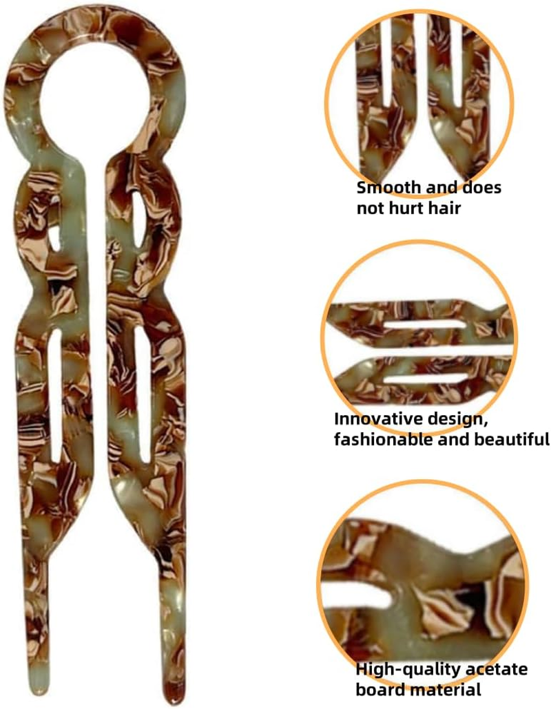 Prestige Hair Clips, Elegant Women'S Hair Clips, U-Shaped Hair Clips, All Hair Types, New Hair Accessories, 3Pcs image number 4