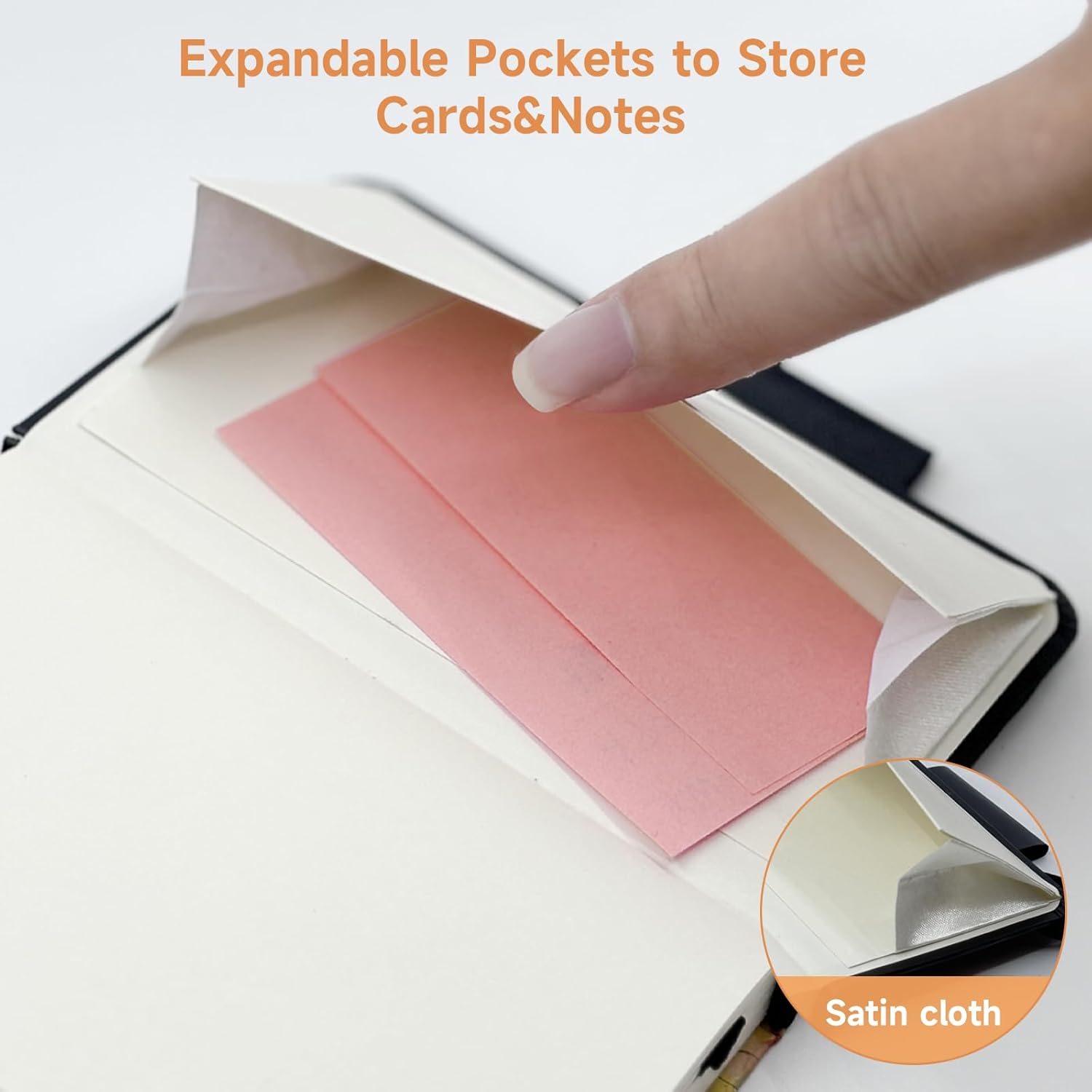 TUNJILOOL A5/A6/A7 Notebook 80 Gsm Thick Paper PU Leather Hardcover Notebook Zhou Yiwen Designer Collaboration image number 1