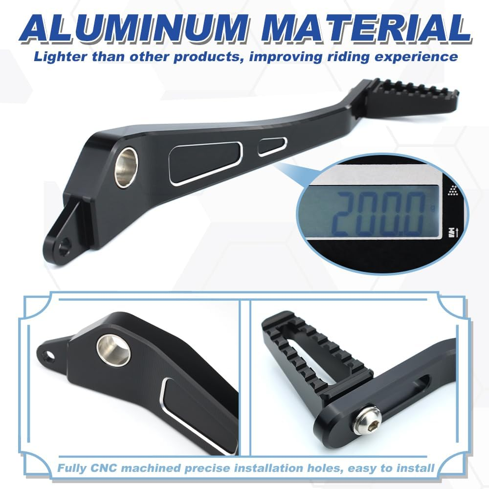 Motorcycle Brake Pedal + Shift Gear Lever Fit for Royal Enfield Interceptor 650 2018-2024 Rear Brake Pedal Foot Shift Lever Gear Lever