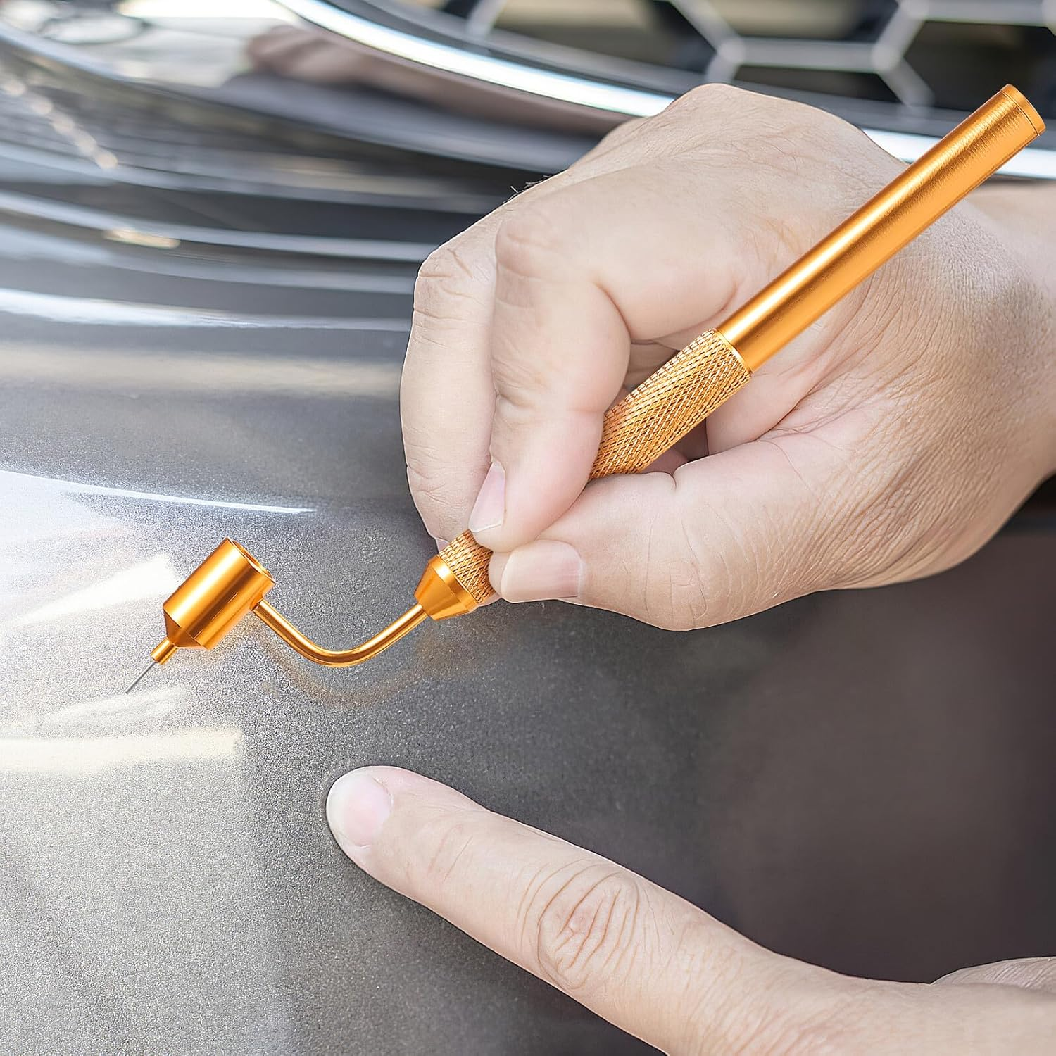 Touch up Pen for Car Scratch Repair Automotive Paint Pen Fine Line Fluid Gold Touch up Paint for Car Coat Scratch Remover image number 5