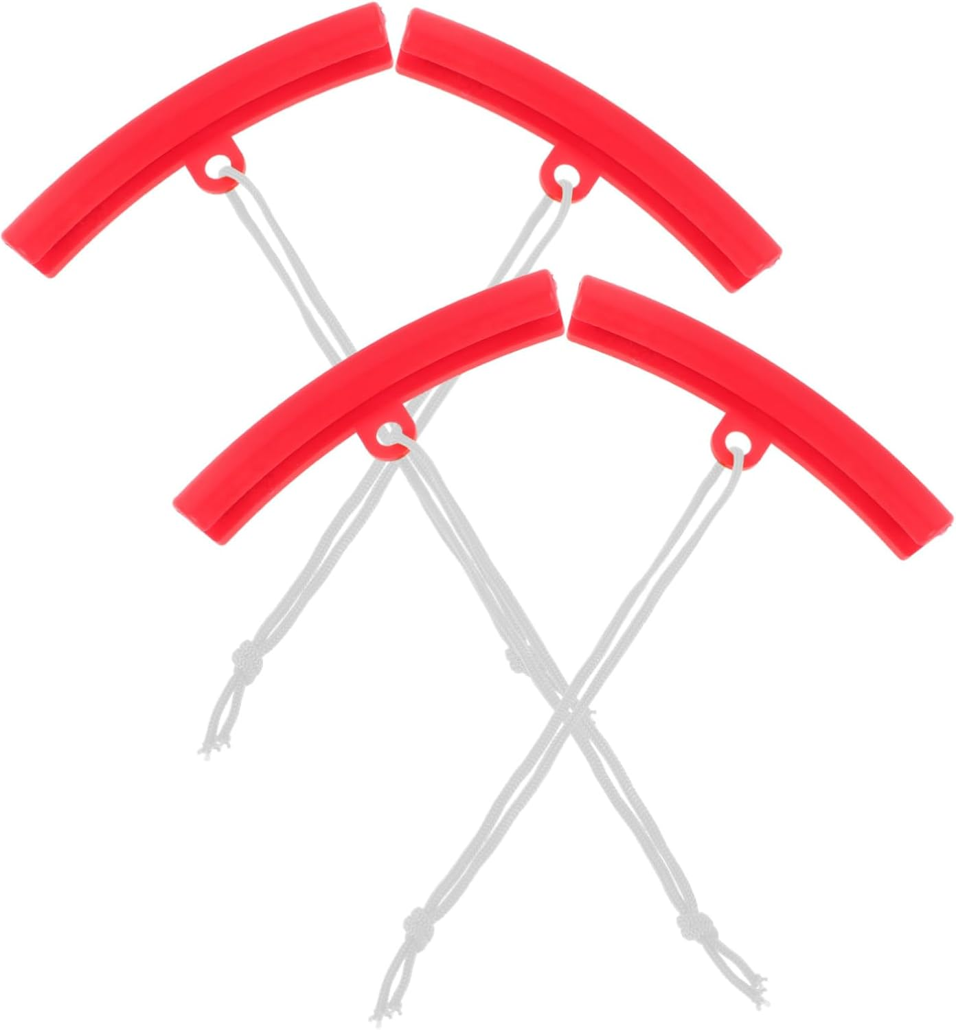 PAMINGONO 4Pcs Wheel Rim Protector Set Red Tyre Wheel Edge Savers Steel Rim Covers Replacement Tire Accessories Random Color image number 1