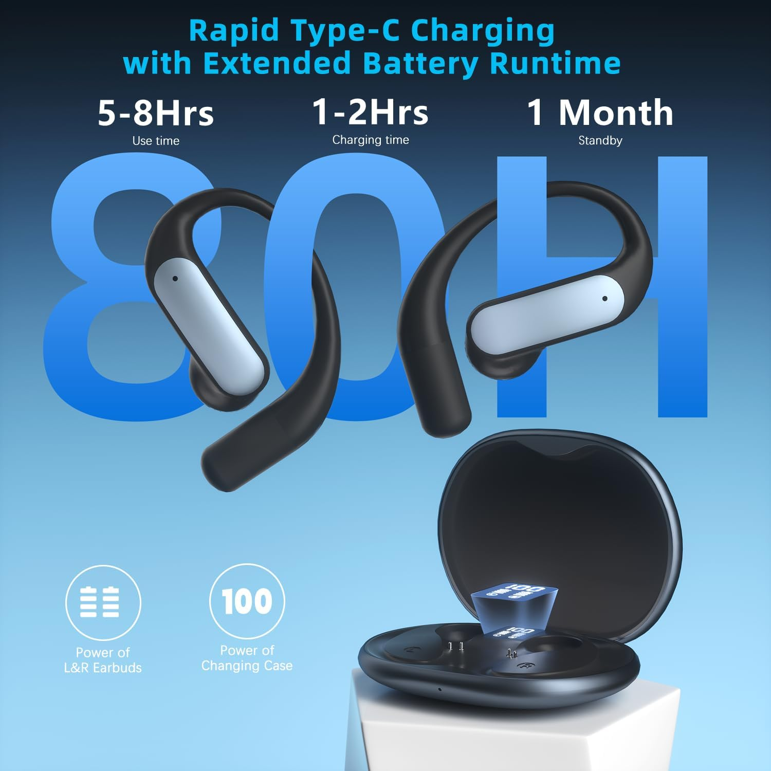 AI Translation Earbuds Real Time,Translation Earbuds with Audio and Video Calls,164 Language Translator Earbuds Audifonos Traductores Ingl&eacute;s Espa&ntilde;ol,Bluetooth Headphones for Business/Learning/Travel image number 5