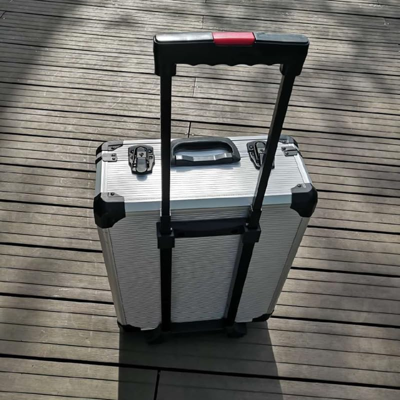 499PC Tool Kits Household Tools Kit Box Trolley Carry Toolbox Storage Set image number 1