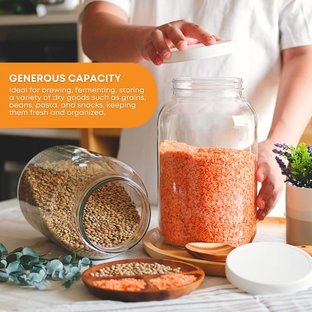 1 Gallon Glass Jar - Kombucha image number 4