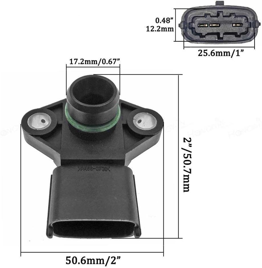 Boost Pressure Sensor 6675420017 66754 20017 Map Intake Air Boost Pressure Sensor ​For Actyon Rodius ​For Stavic ​For Kyron ​For Rexton2 ​For Stavic ​For Euro4 D20Dt - 3Pcs image number 1