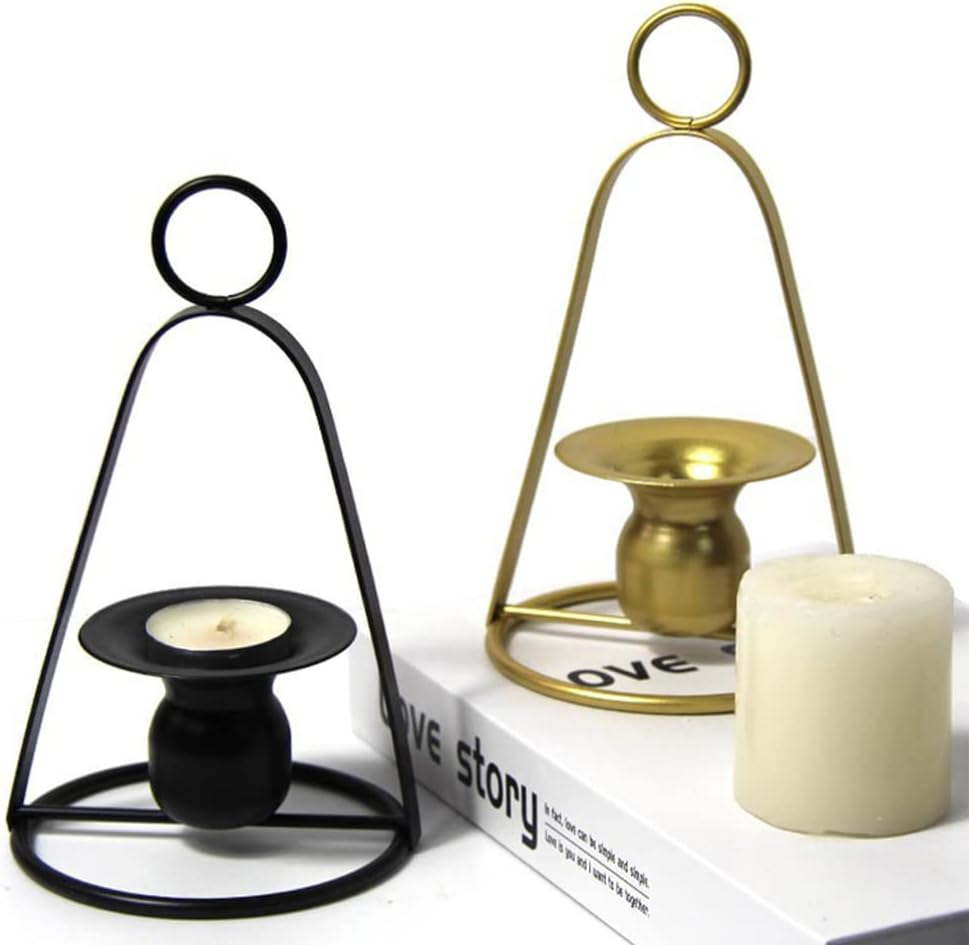 NUOBESTY Candle Stand Iron Candlestick Holder Base Decorative Tabletop Candle Supply image number 5