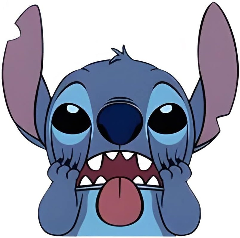 Koumyou-Stitch, Grimace Face,Vinyl Decal,Sticker for Cars,Windows,Laptops and More image number 3