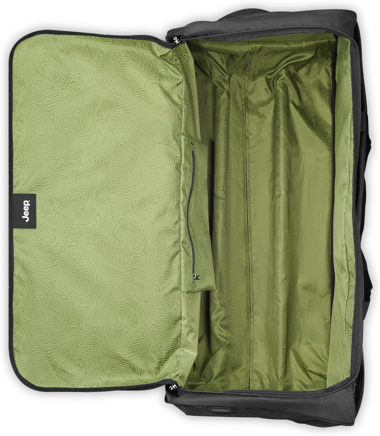 Jeep Js009D Two Wheel Rolling Travel Duffle Bag