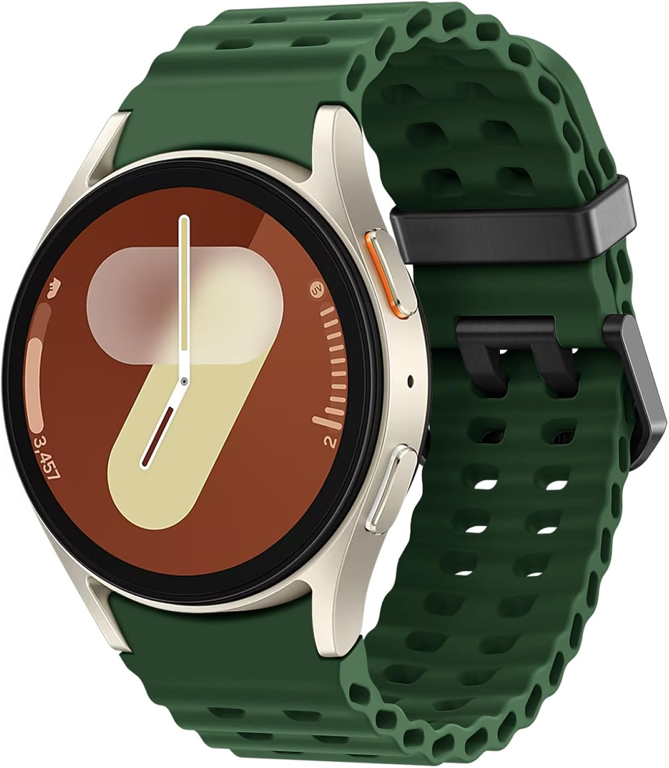 Ocean Band for Samsung Galaxy Watch 7 Band 40Mm 44Mm,Silicone Breathable Bracelet Wristband for Samsung Galaxy Watch FE/6/5/4 40Mm 44Mm/5 Pro 45Mm/6 Classic 43Mm 47Mm/4 Classic 42Mm 46Mm