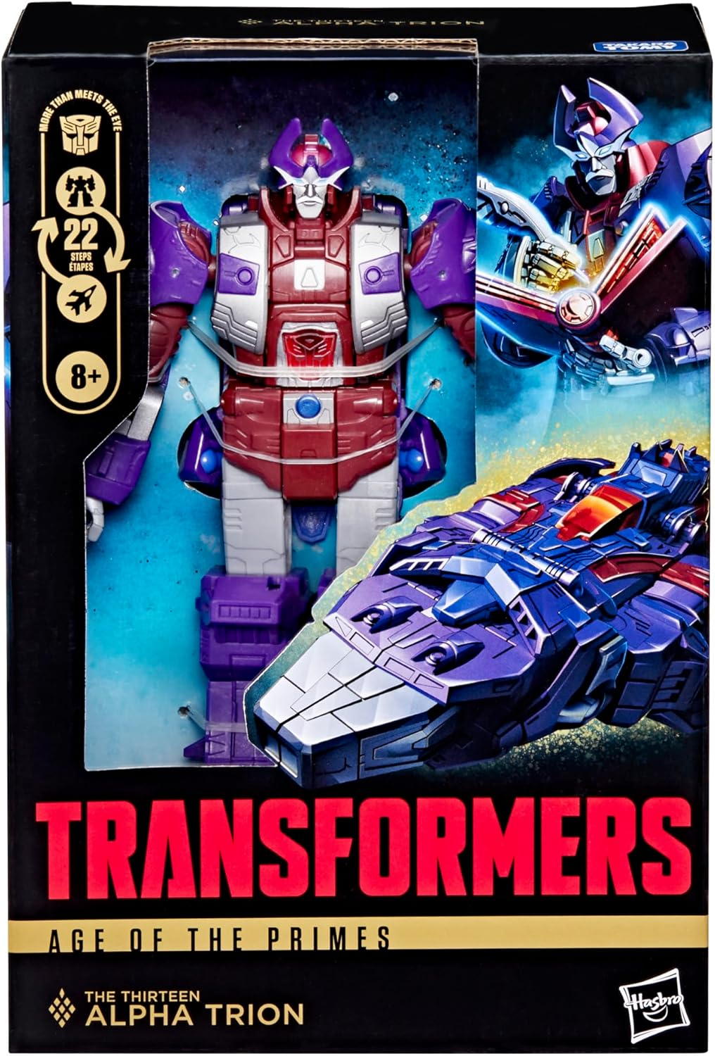 Transformers Age of the Primes the Thirteen Alpha Trion, Voyager Class 7-Inch Converting Action Figure, Robot Toys for Ages 8+ image number 3