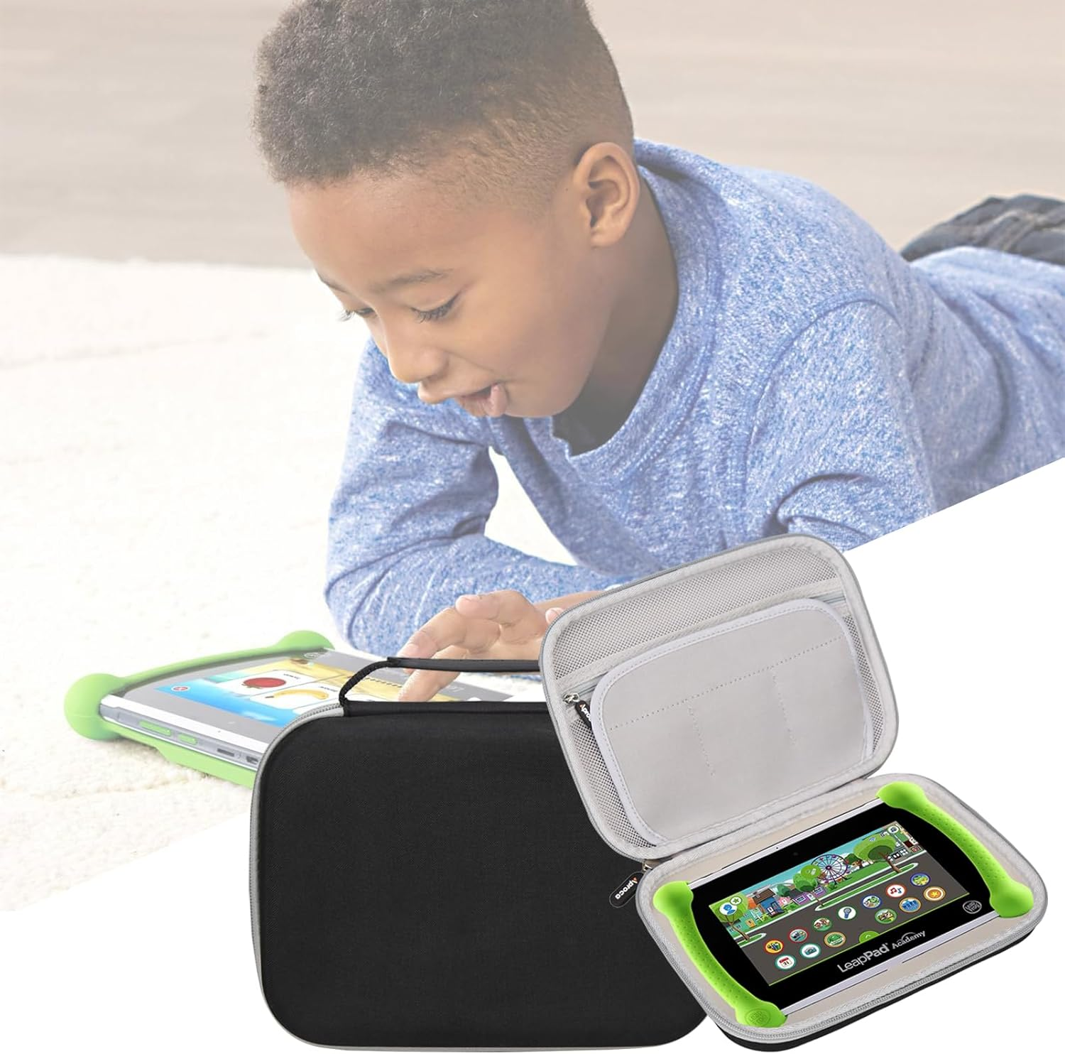 Aproca Hard Travel Storage Case Compatible with Leapfrog Epic Academy Edition (Black) image number 6