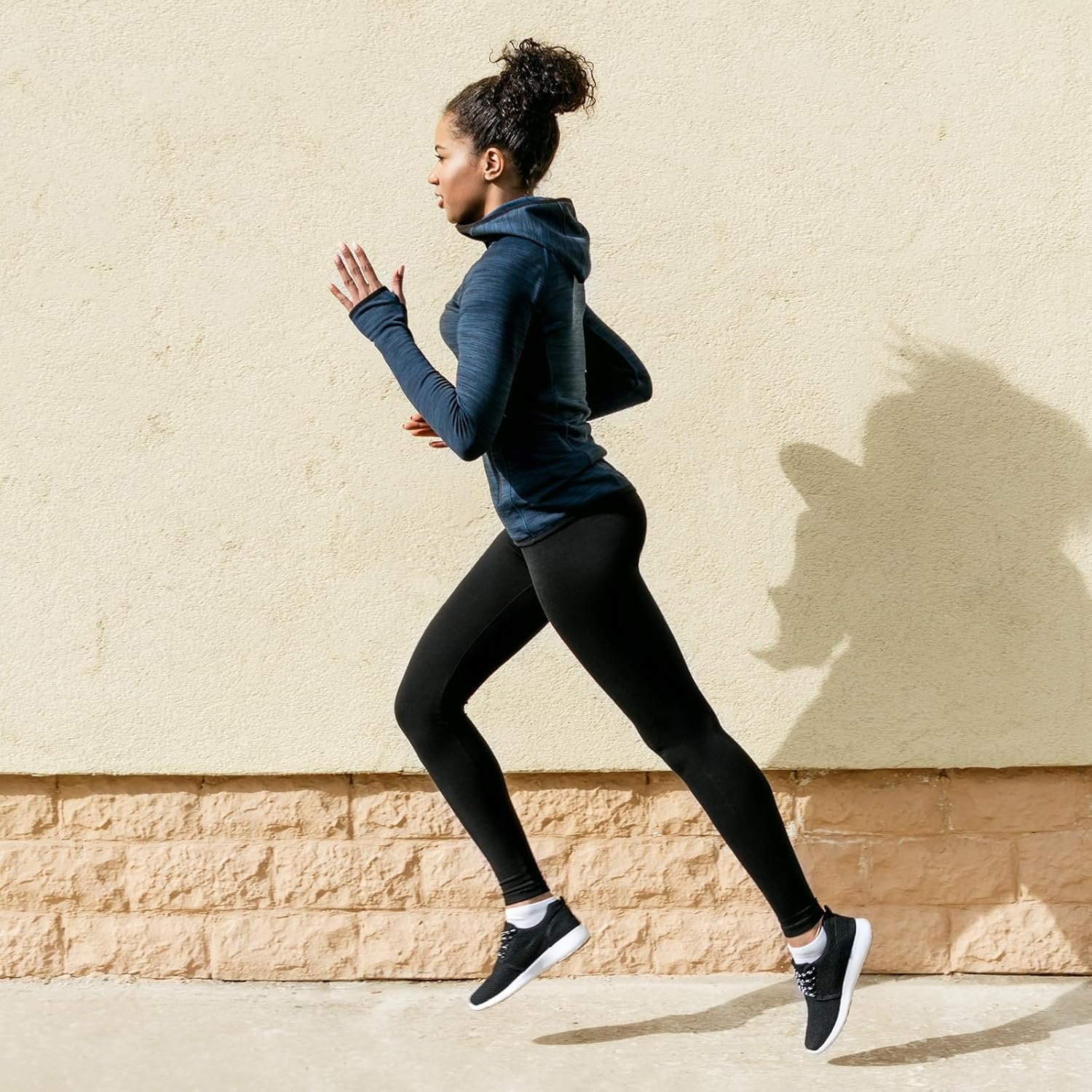 Perkanion Thermal Leggings Women Fleece Lined Winter Thick Leggings for Women High Waisted Yoga Pants image number 6