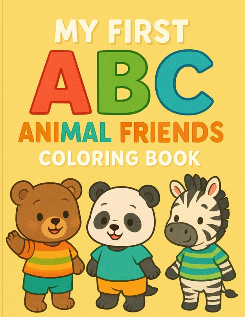 My First ABC Animal Friends Coloring Book image number 1