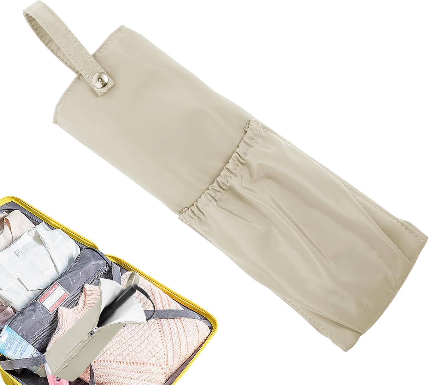 Curling Iron Holder,Hangable Iron Holder | Heat Resistant Hot Hair Tool, Beauty Accessories for Curling Ironing Storage