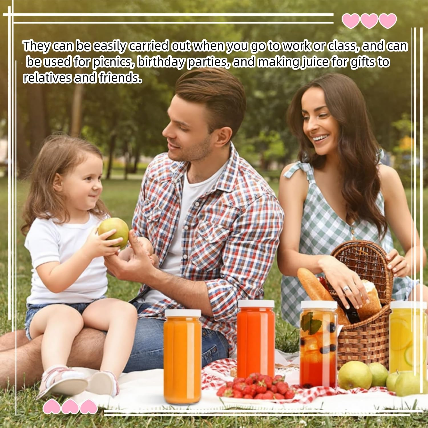 6 Pack Glass Juice Bottles, 16 Oz Glass Bottles with Caps.Reusable Jar Clear Glass Water Bottle with Plastic Airtight Lids for Juice, Smoothies, Tea, Milk, Kombucha, Homemade Beverages image number 6