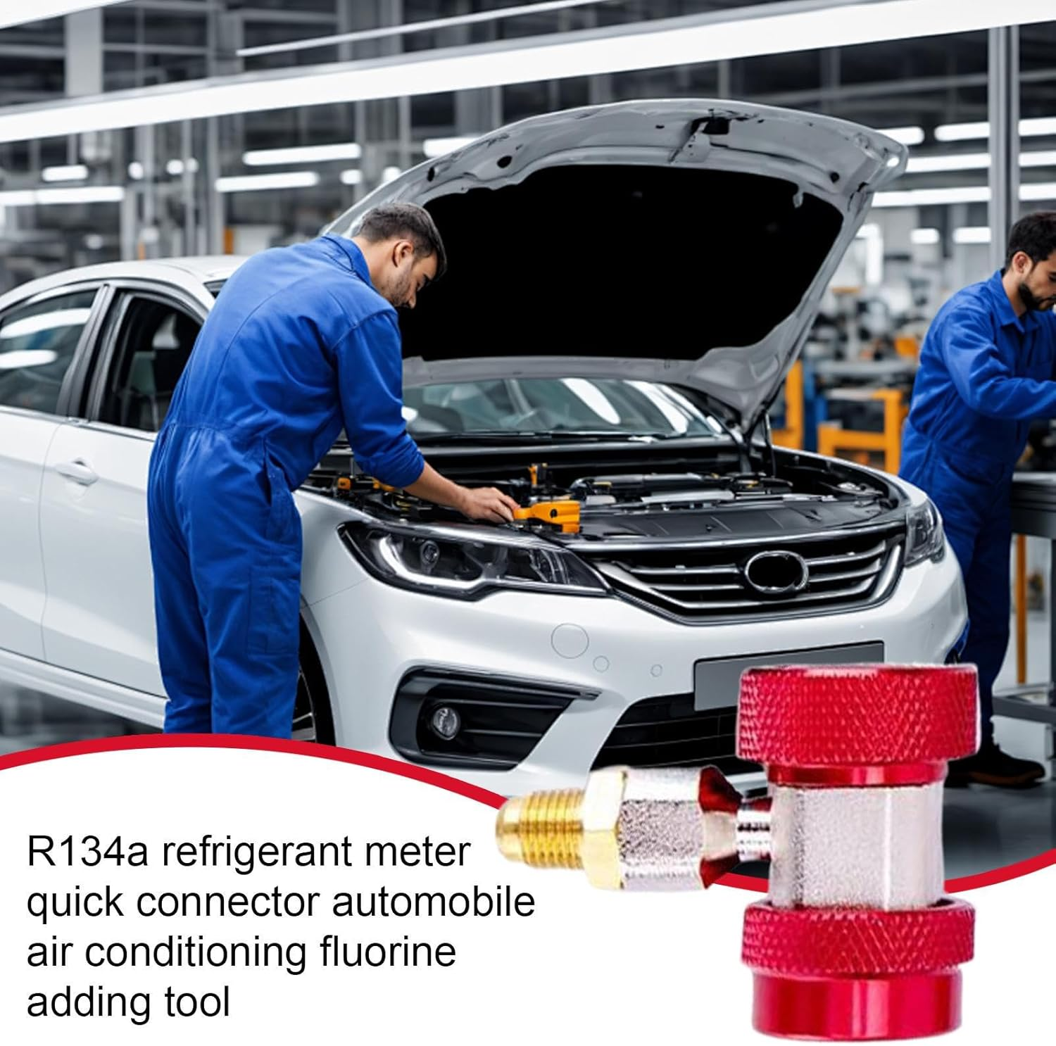R134A Quick Coupler Adapters | Quick Connectors for Car AC Systems | Leak-Proof High Efficiency Precise Connector for Car Auto RV with Easy Installation and Performance - High Pressure image number 4