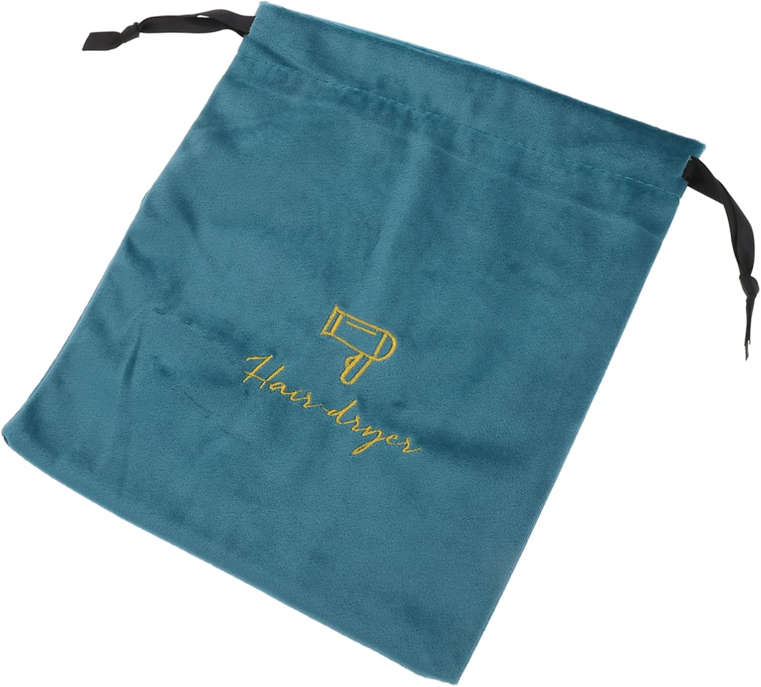 DONFAMDS Foldable Hair Dryer Bag Storage Case for Blow Dryer Pouch Drawstring Minimalist Design