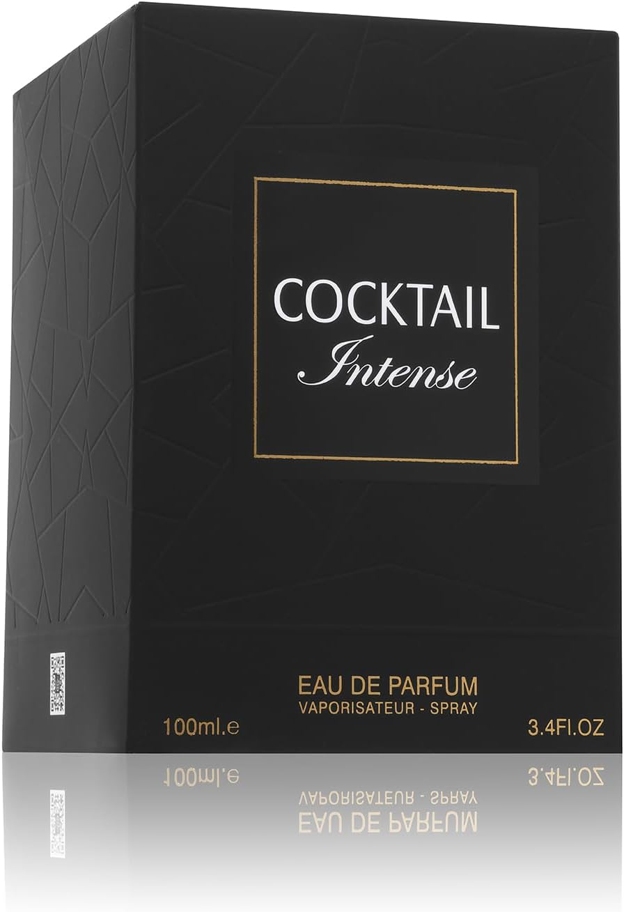 Cocktail Intense by Fragrance World for Unisex - 3.4 Oz EDP Spray
