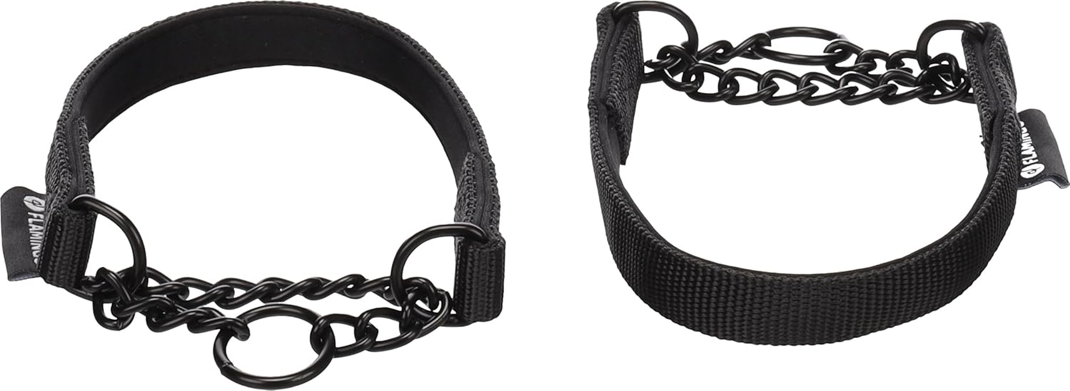 Flamingo Trero Dog Pull Stop Collar Black XXS 28-35 Cm 15 Mm image number 1