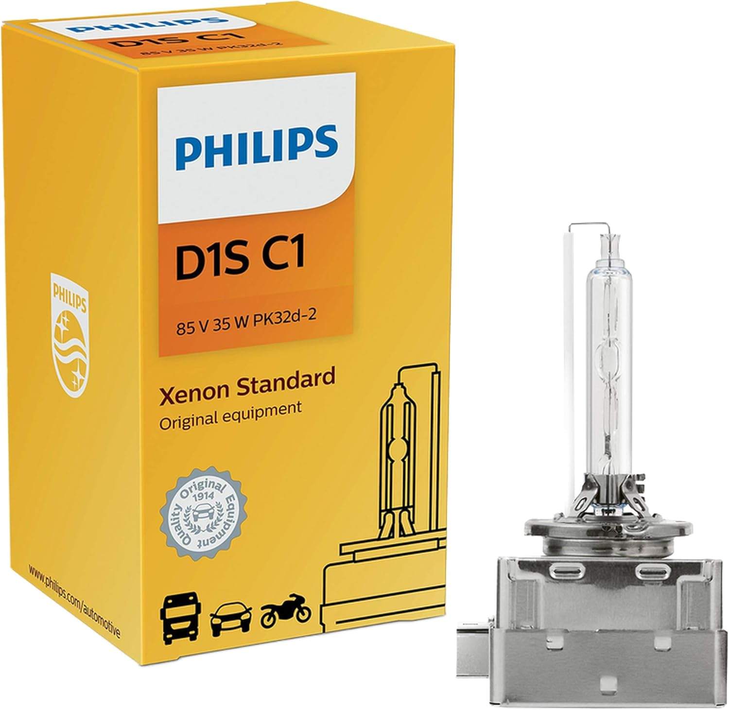 Philips 85V 35W D1S Xenon Standard Bulb image number 5