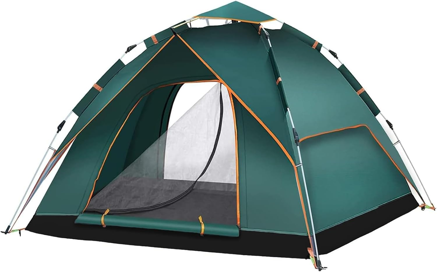 Camping Tent 3-4 Persons, Annuoyi Pop up Tents Removable Instant Tent 2 Door Breathable Waterproof UV Protection, Family Dome Tent for Family Outdoor Sports Travel Picnic with Carrying Bag image number 4