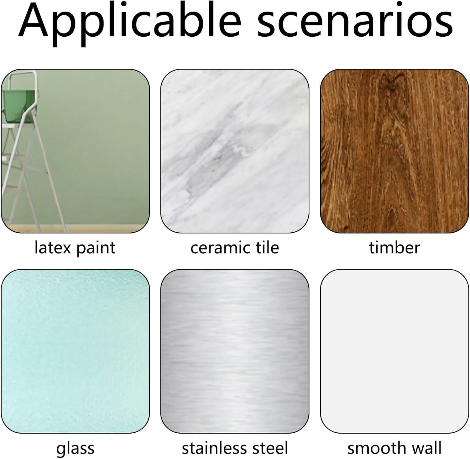 36 Pairs Picture Hanging Strips Heavy Duty Hook and Loop Adhesive Tape Removable Damage Free Double Sided No Nail Photo Frame Stickers for Wall Decor Home Improvement 16Mm 70Mm 72 Strips