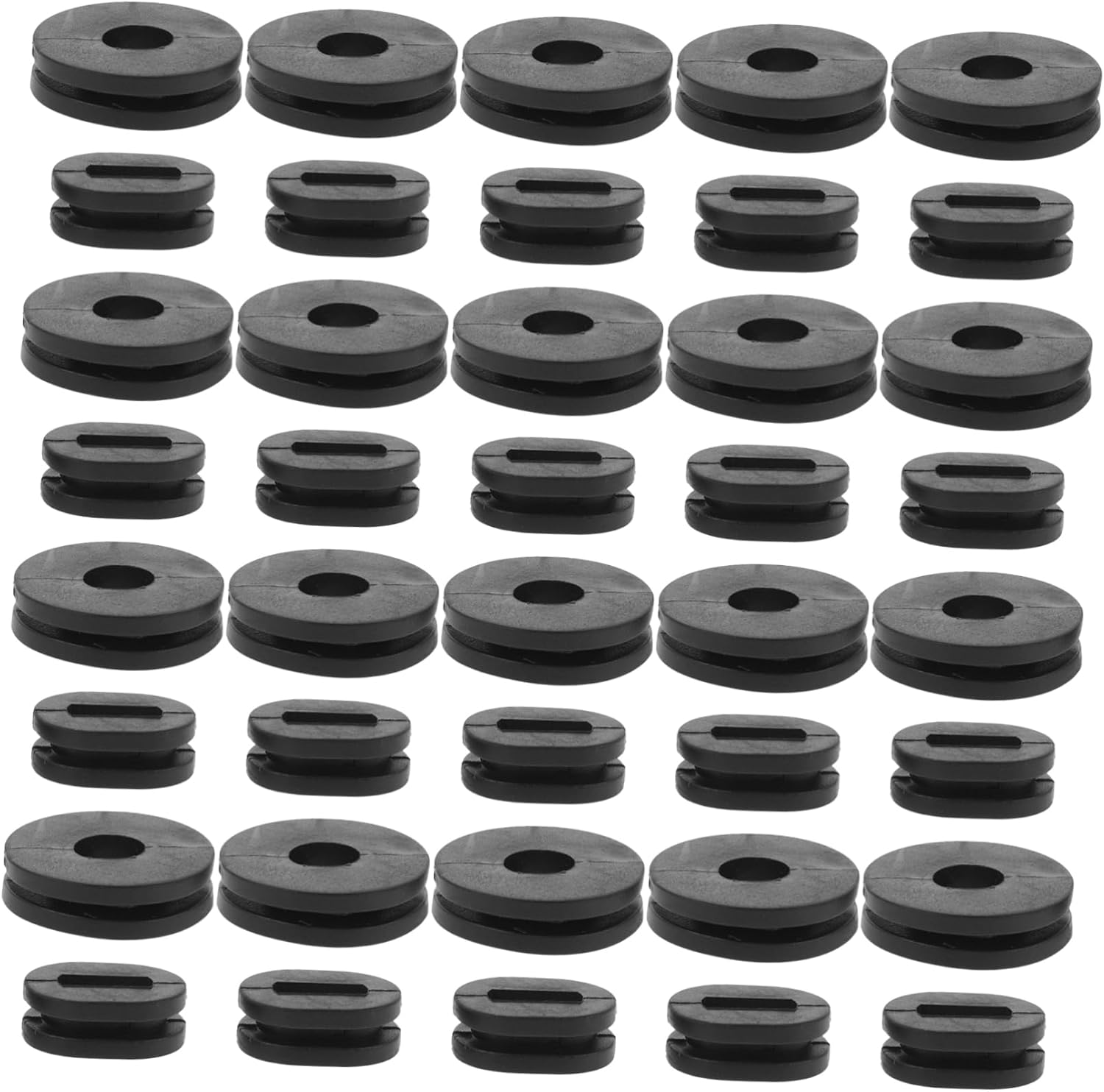 Iplusmile 3Sets Motorcycle Rubber Grommets Replacement Kits for Wiring Essential Accessories for Motorbike Maintenance and Repair image number 1