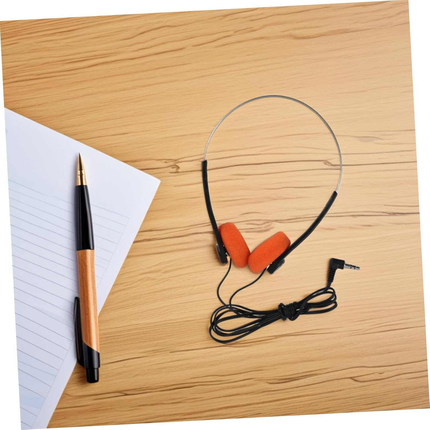 HOLIDYOYO Adjustable Lightweight Retro Cushioned Ear Pads Headphones Small Ear Design Comfortable Fit for Students Travel Library Use with Clear Audio image number 5