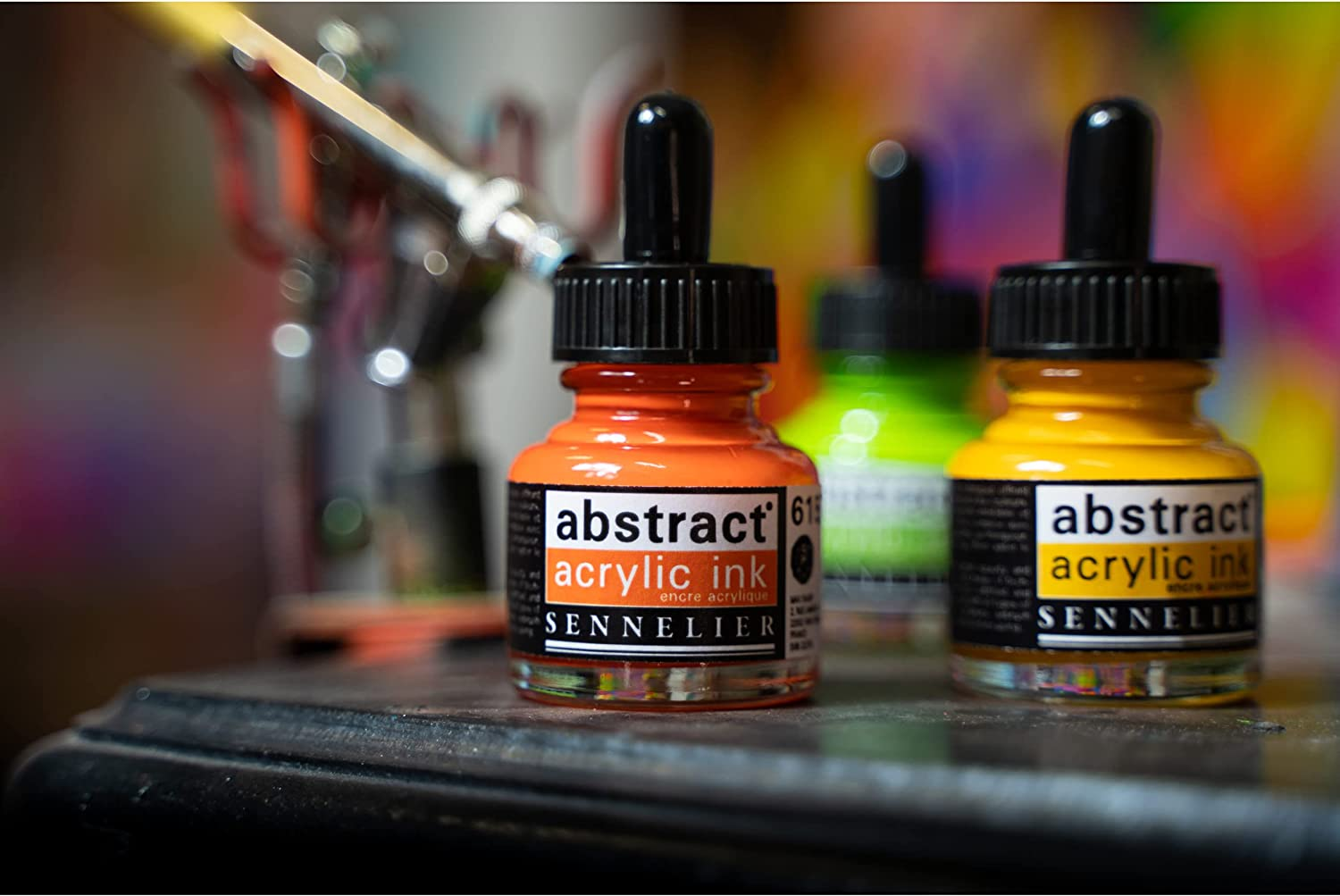 Sennelier Abstract Acrylic Ink 30 Ml, Turquoise image number 2