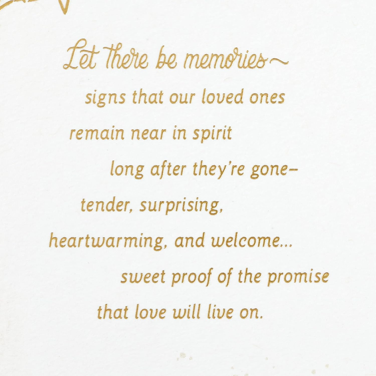 Hallmark Sympathy Card (Let There Be Memories) (5RZB2134) - Let There Be Memories image number 5