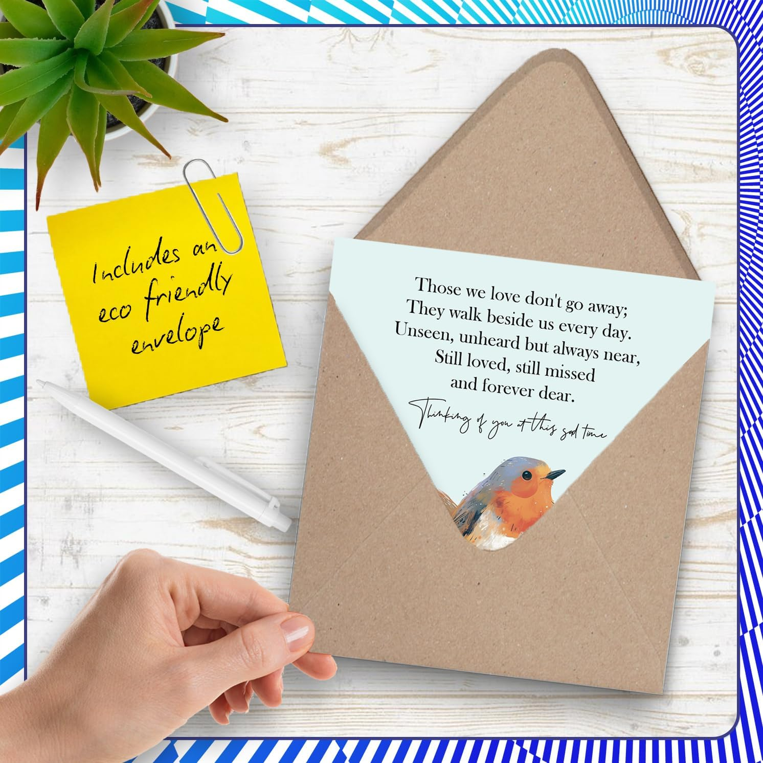 Sympathy Card - Those We Love - Condolence Card, Mourning Bereavement Cards for Adults, Sorry for Your Loss Thinking of You, 145Mm Greeting Cards image number 1