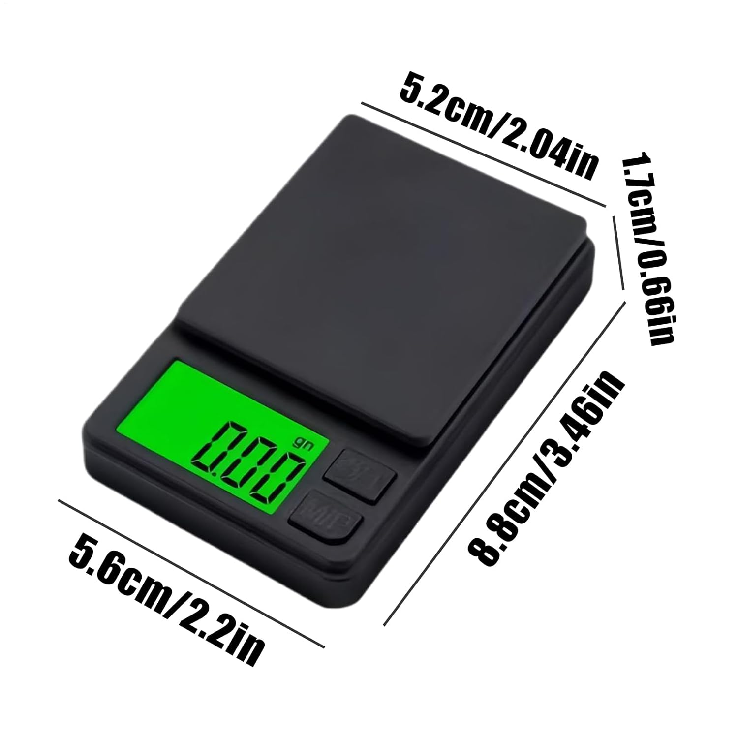 Food Scale | High Precision Food Kitchen Scale - Precision Electric Device with Non-Slip Base Portable Gadget for Meal Jewelry Home Cooking Coffee Commercial Baking