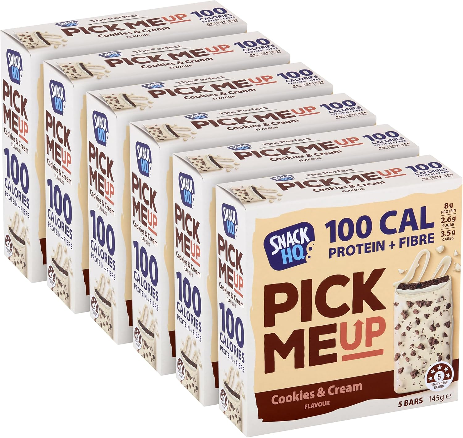 Pick Me up Choc Berry Burst 8G Protein Bar, Healthy Snacks, High Fibre Protein Bars, Low Sugar Protein Snacks for On-The-Go Energy image number 6