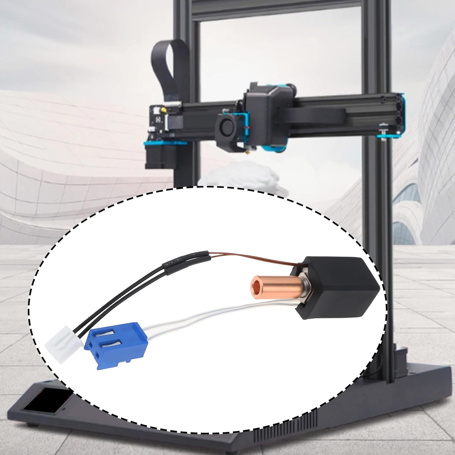 Emagtech 3D Printer Extruder Hotend Kit 24V 60W Compatible with Artillerie Sidewinder X1 X2