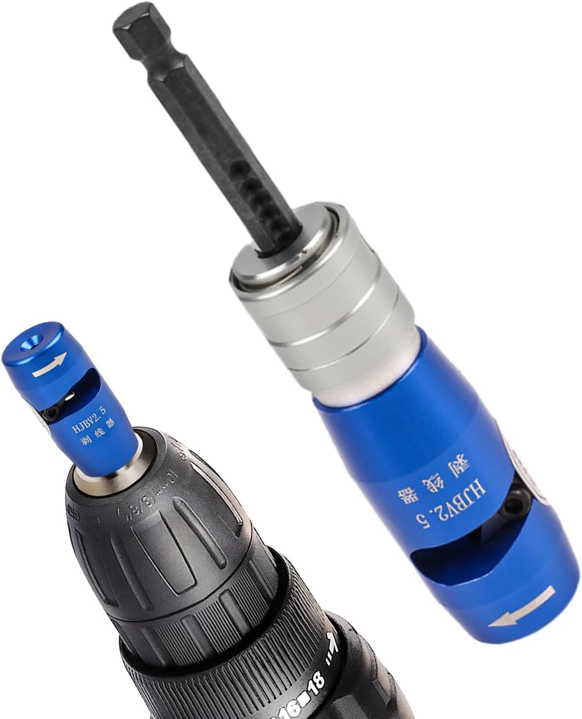 Wire Twist Tool for Drills, Wire Stripping, Twist Tool | Fast Wire Twist Tool for Wire Nuts Twist - Electric Wire Stripper Portable Wire Stripper Tool Drill Attachment, Hand Drill Cable Stripper For