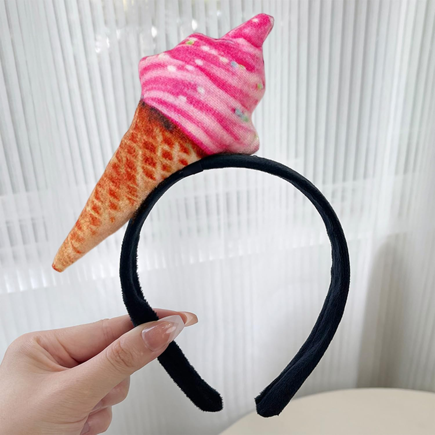 2 X Cone Headbands, Creative and Funny Hair Accessories, Cute Headbands, Accessories for Clothing Party, Hairstyle Decorations. image number 5